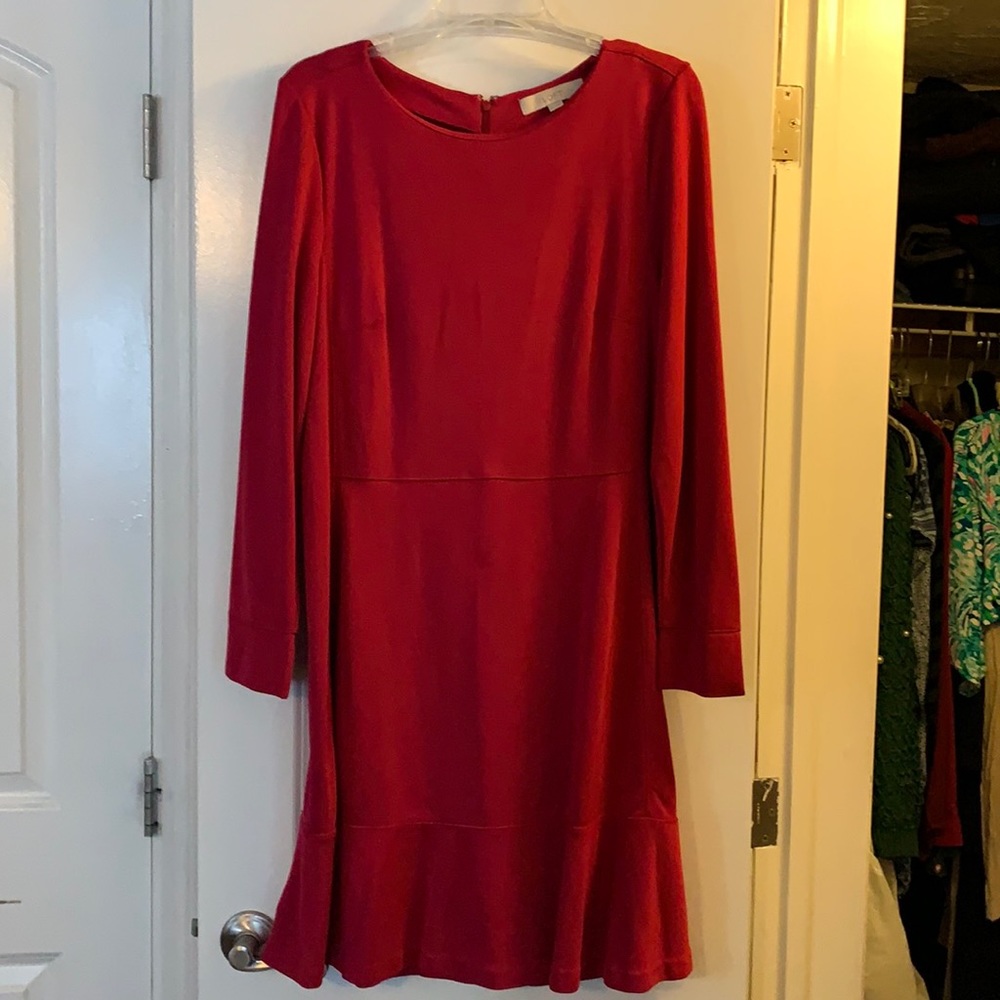 Ann Taylor LOFT long sleeve dress